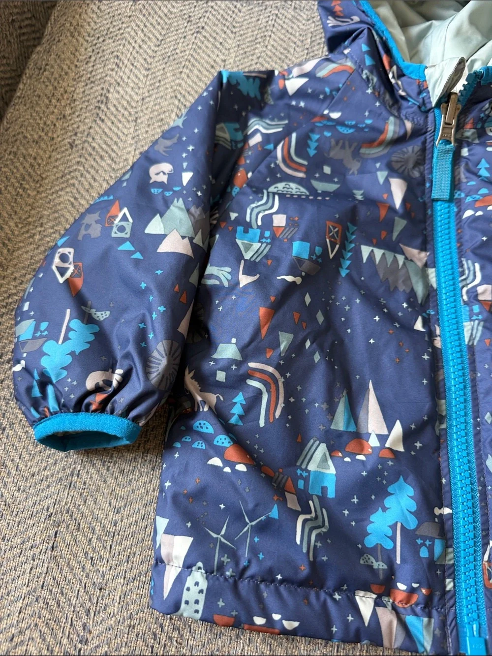 Patagonia Puff-Ball Reversible Jacket - Baby Boy Size: 6-12M